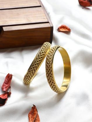 Gold Color Bangle Size 2.6