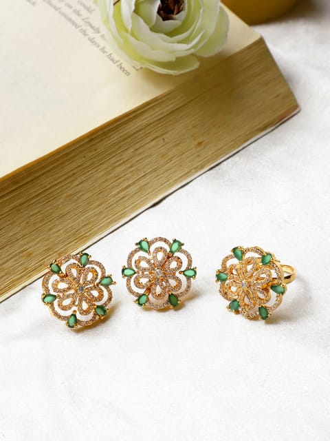 Indian gold plated earrings inches | Jamini