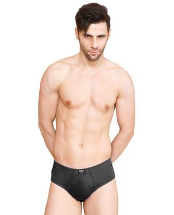 NRG Mens Cotton Assorted Colour Briefs  ( Pack of 1 Coffee Brown  ) G01