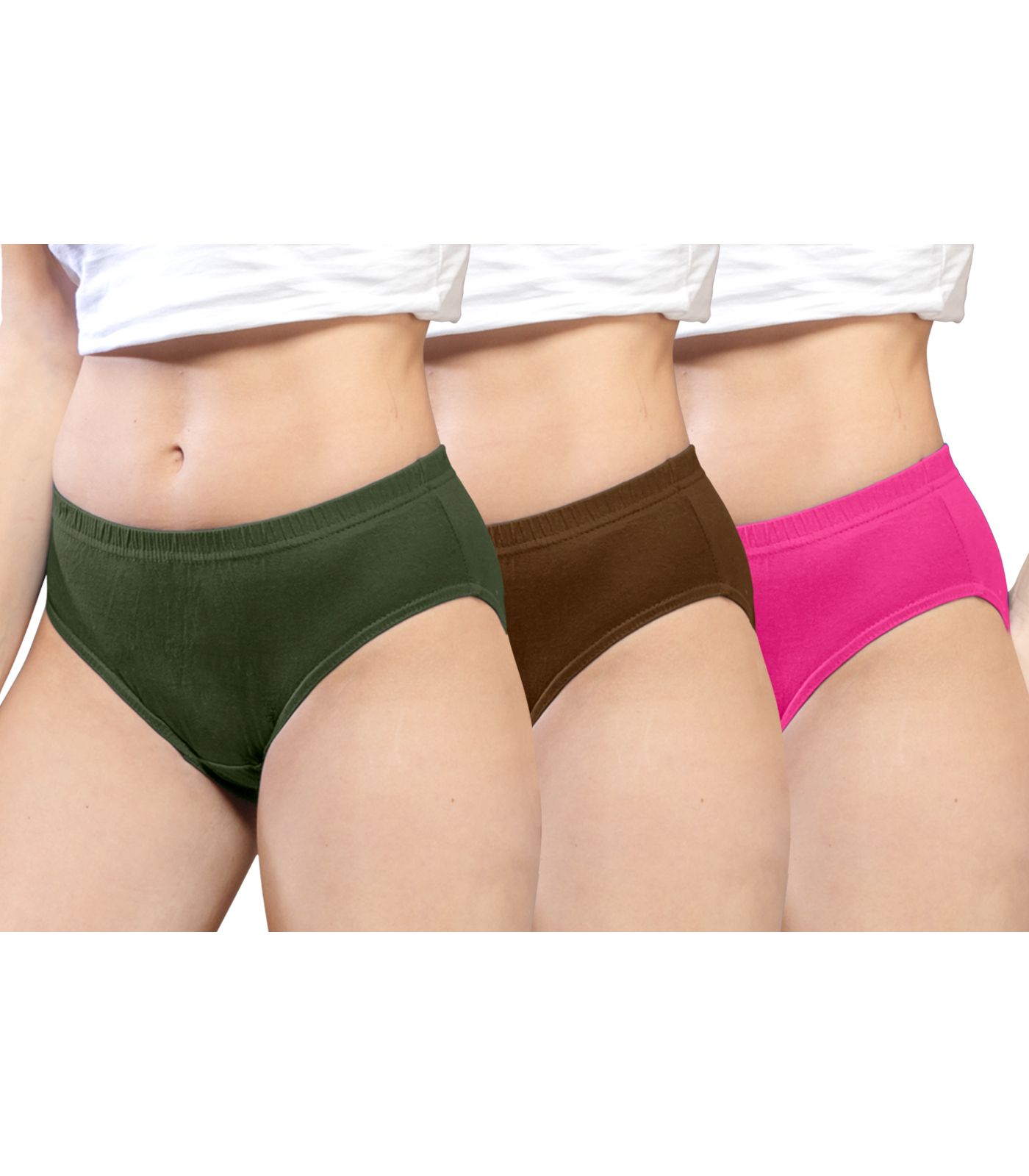 PANTIES, PACK OF 3 - Pink