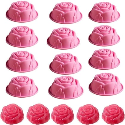 Skytail Rose Petals Flower Soap Mould - 12 Pack
