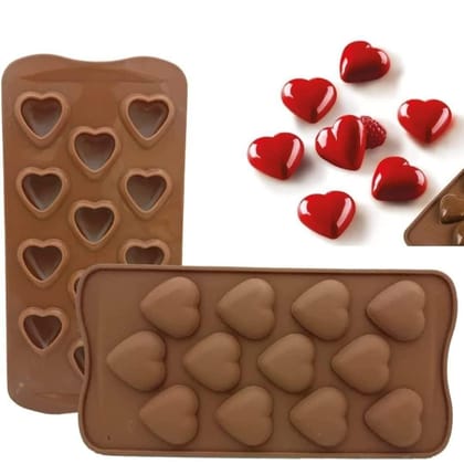 Skytail 12 Cavities 3D Heart Candy Chocolate Molds