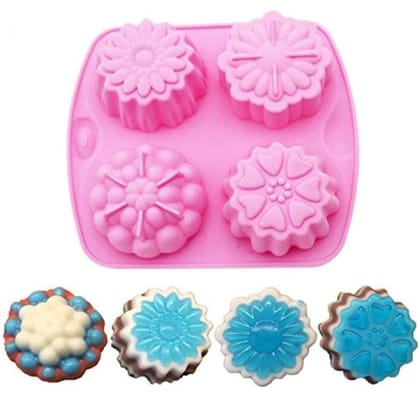 Skytail Different Flowers Muffins Mould