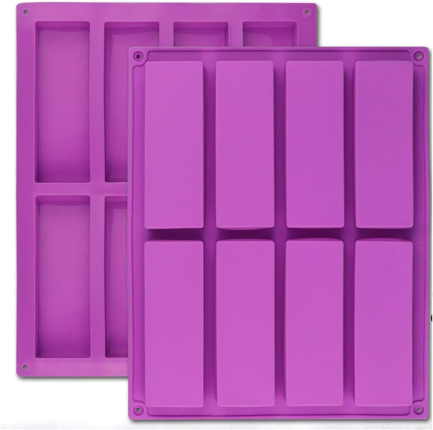 Skytail 8 Cavity Large Rectangle Granola Bar Silicone Mold