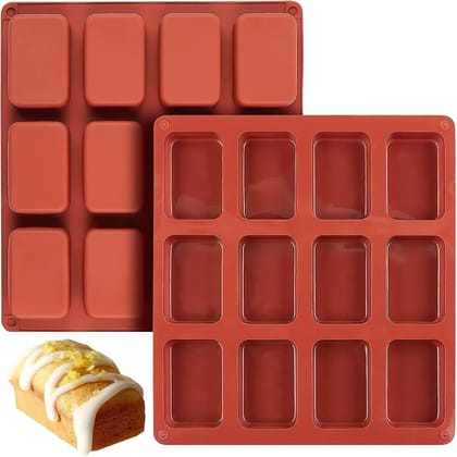 Skytail Rectangle Silicone Soap Mould - 12 Cavities