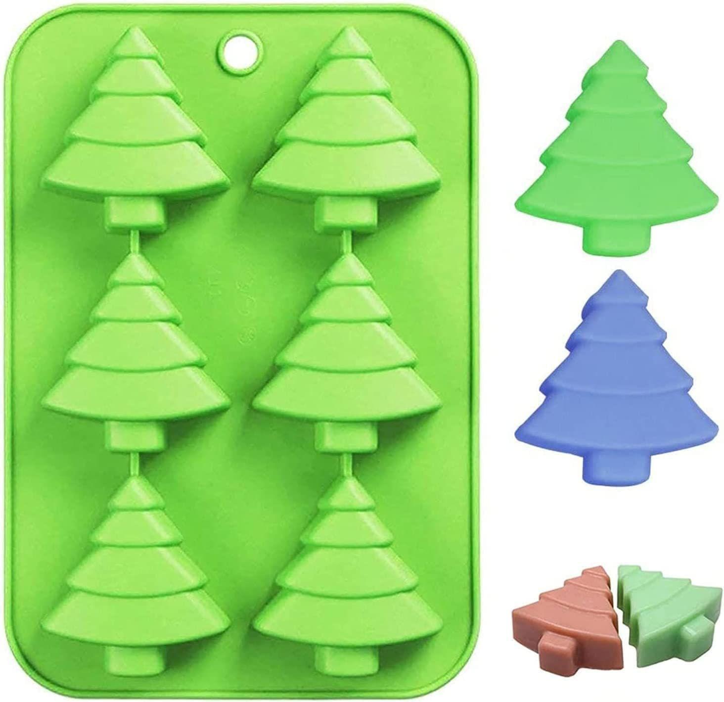 Skytail 6 Christmas Tree Silicone Candle Mould