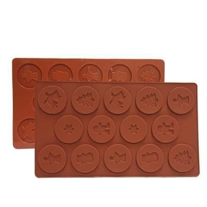 Skytail Christmas Chocolate Mould Tray - 14 Cavities