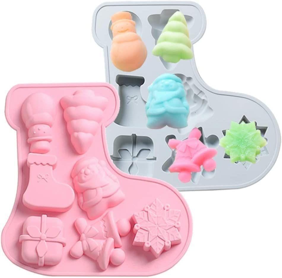 Skytail 1 Pack Christmas Silicone Baking Molds