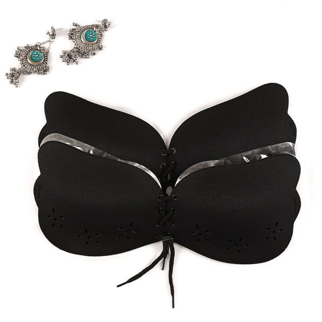 LOVEBIRD Adhesive Backless Underwire Strapless Bra With Push Up