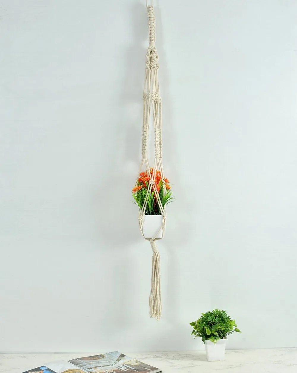 Macrame Plant Hanger | Design 1 | Pack of 2