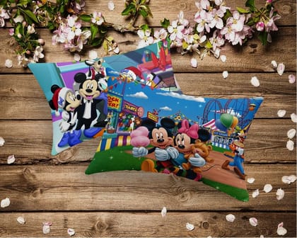 Kids Pillow Mickey funfair, Mickey friends | Set of 2