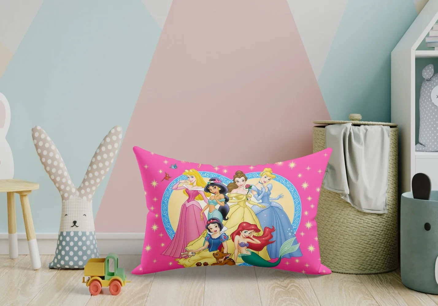 Kids Pillow | Cartoon | Princess Heart 18x12