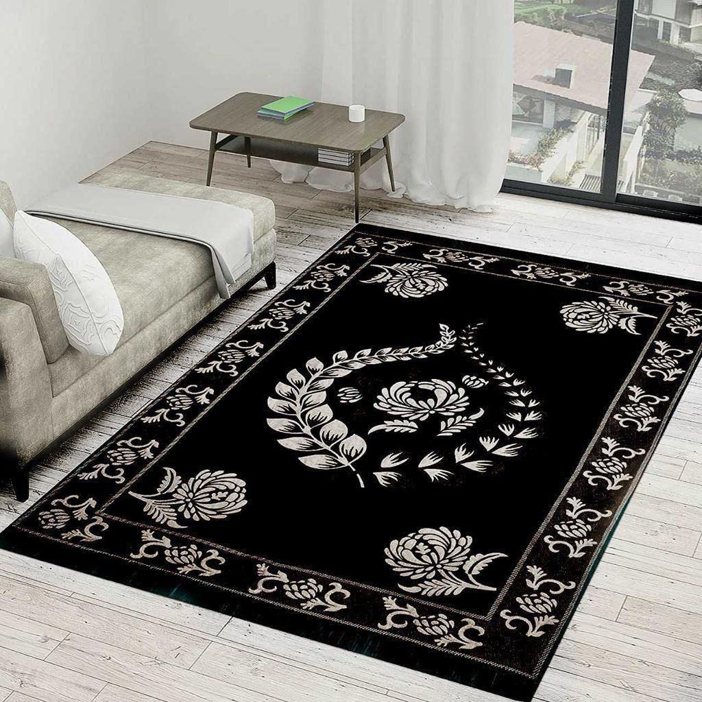 TRUE PAISA Velvet Touch Chenille Carpet Rug 5x7 Feet for Home