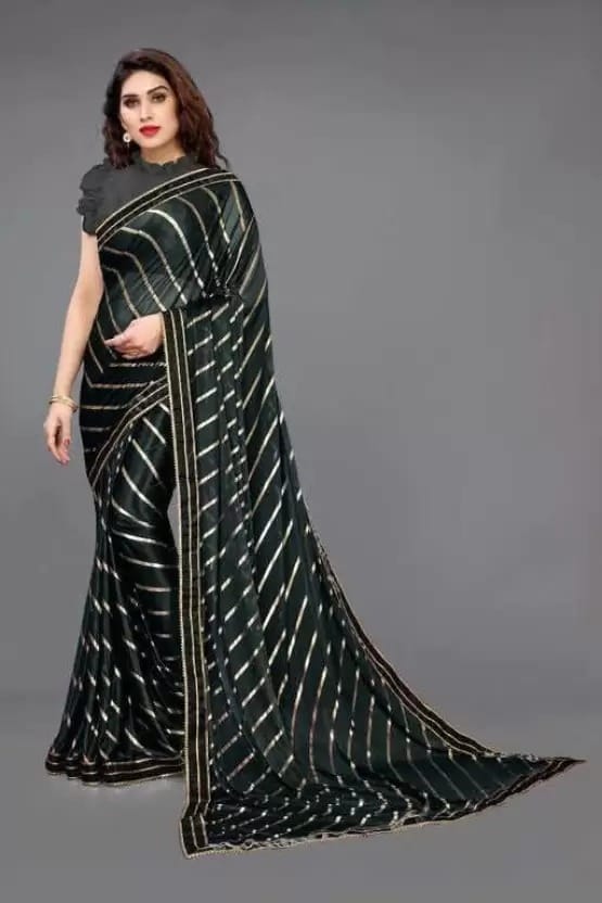 Self Design Daily Wear Cotton Silk Saree (Black)