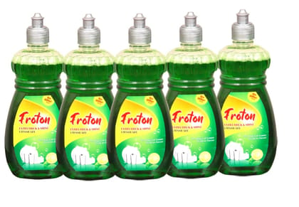 Froton Dishwash Liquid Green Lemon 500ml Pack of 5