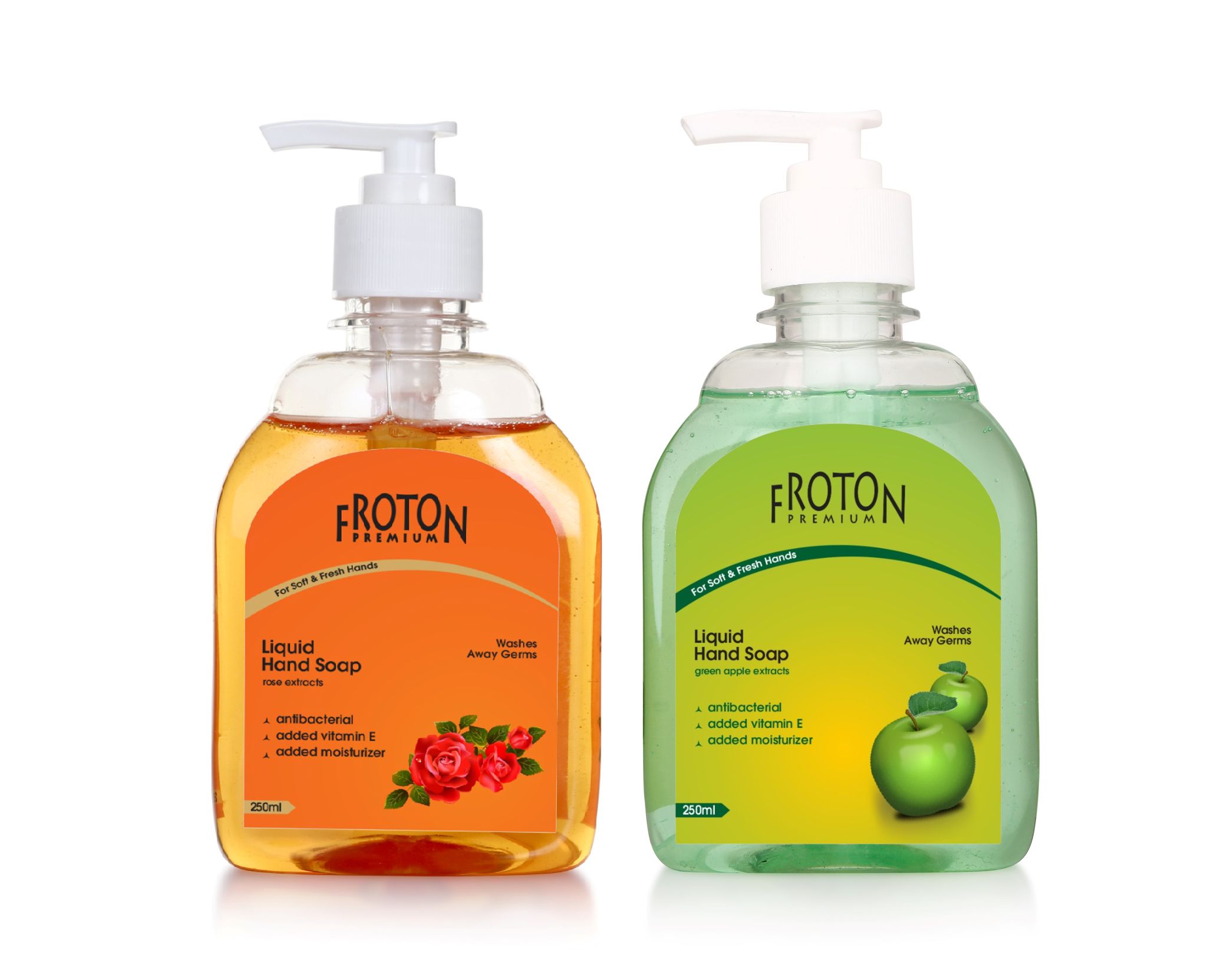 Froton Handwash Rose & Greenapple  250ml Pack of 2