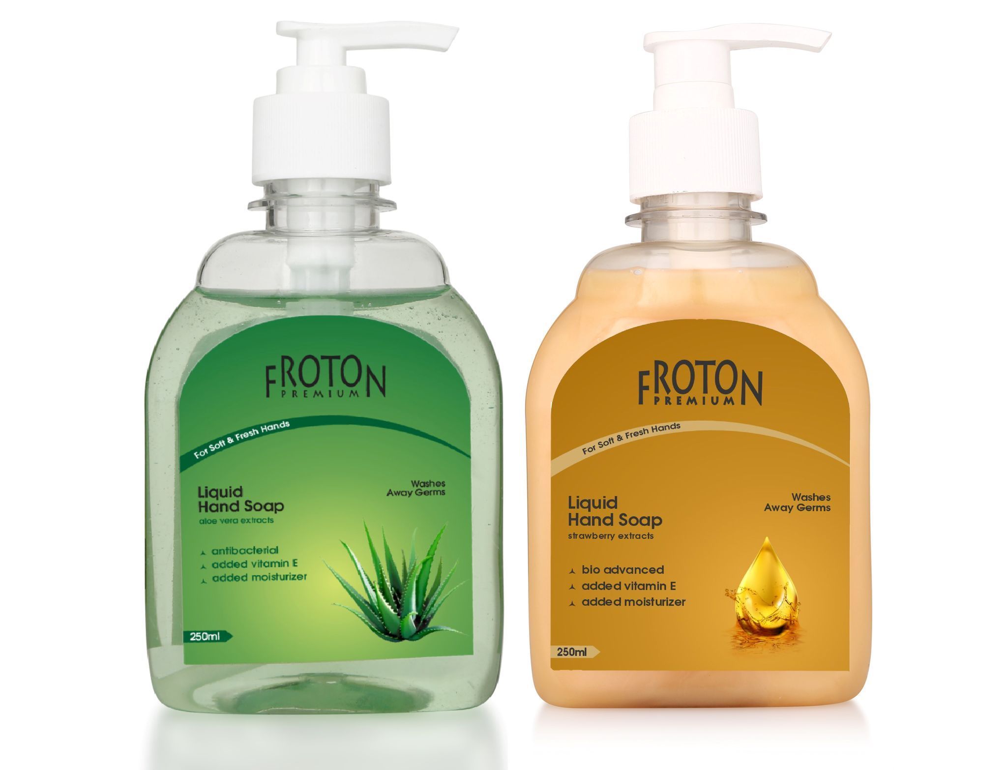 Froton Handwash Aloevera & Gold 250ml Pack of 2