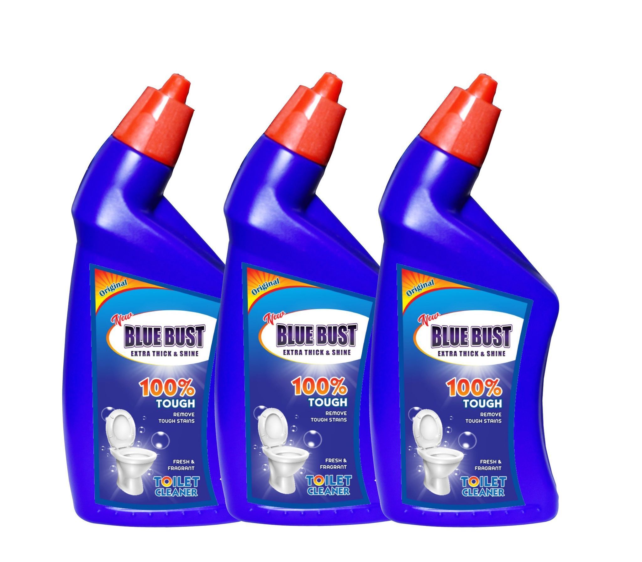 Bluebust Toilet cleaner Liquid 1000ml Pack of 3