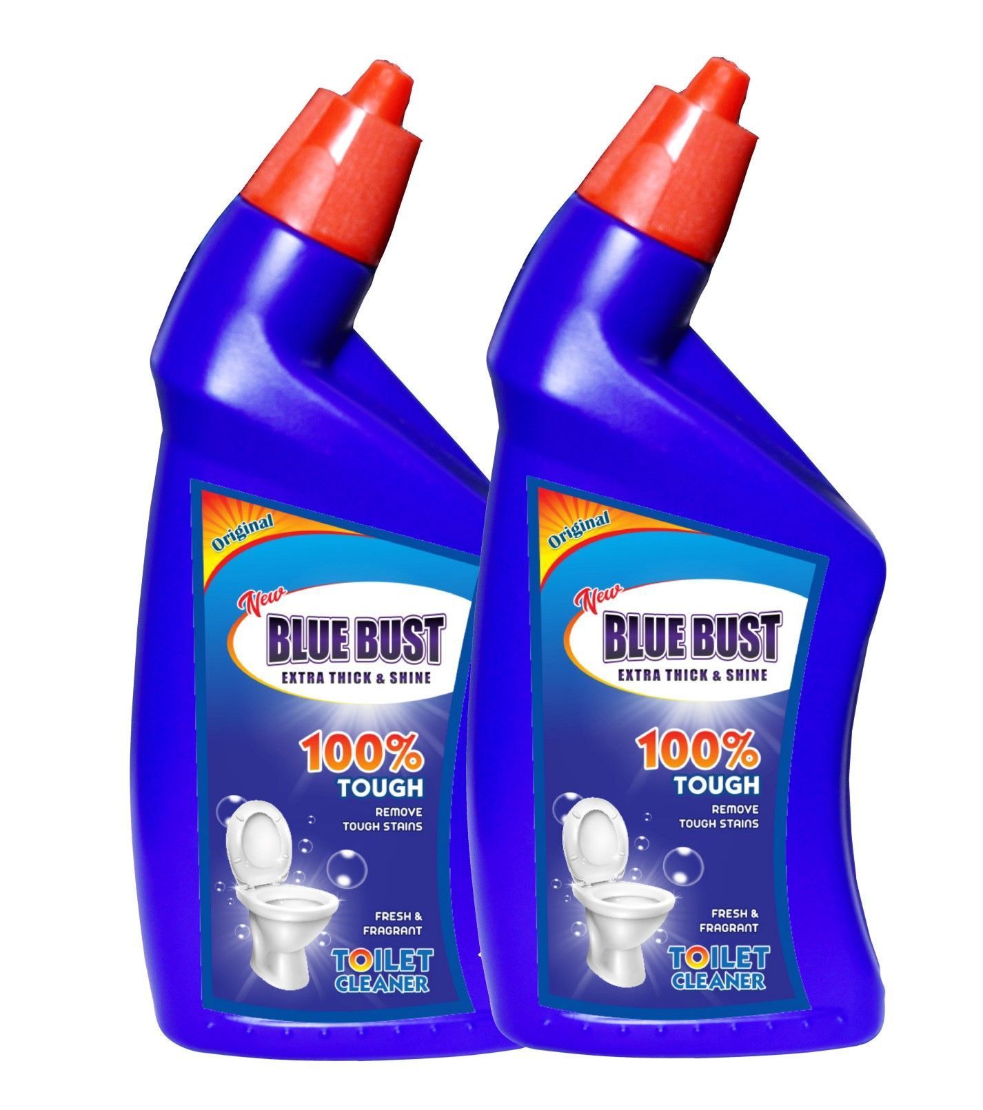 Bluebust Toilet cleaner Liquid 1000ml Pack of 2