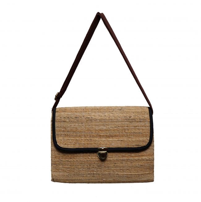 Handcrafted Banana Fibre Office Cross Bag