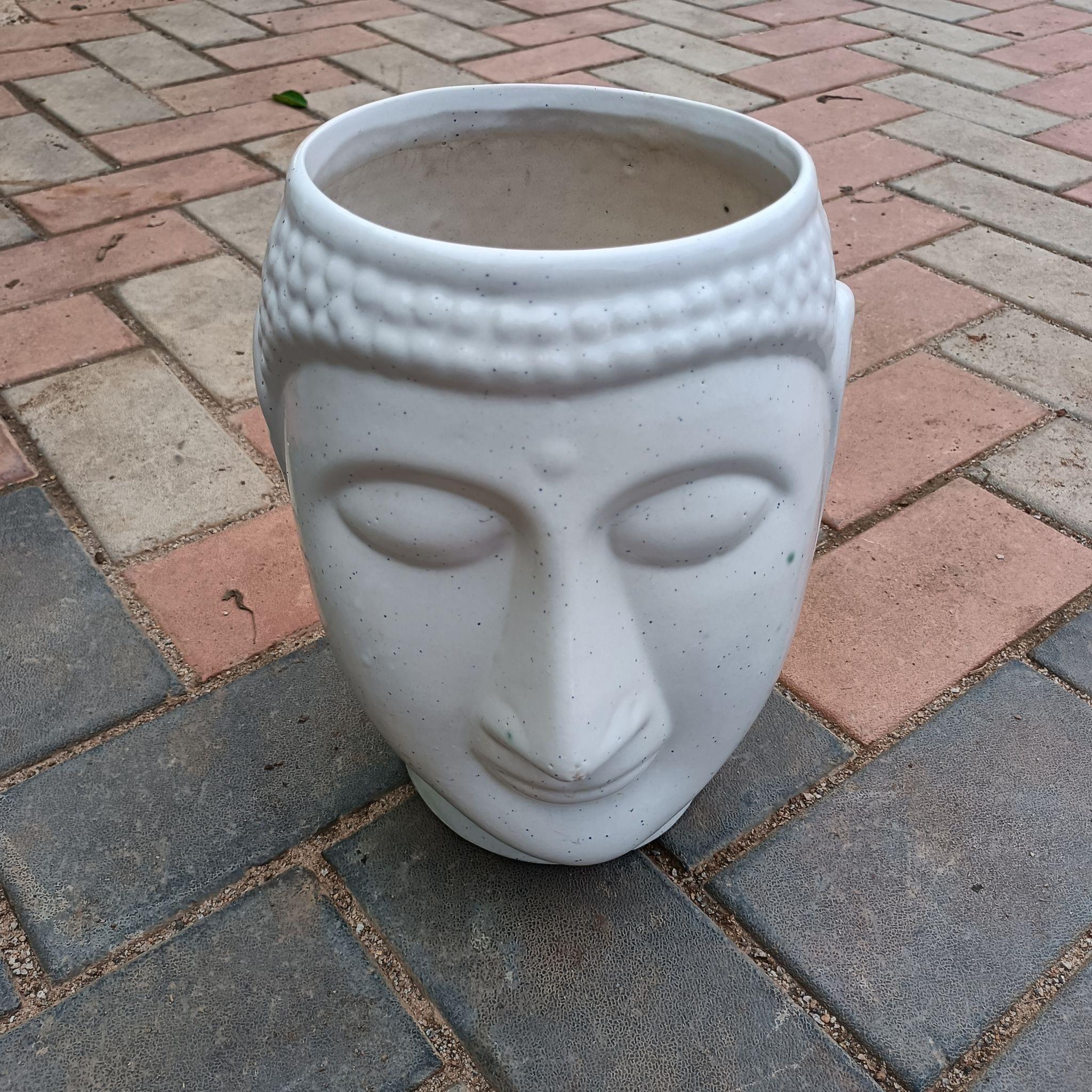 12 Inch Designer Buddha Ceramic Pot