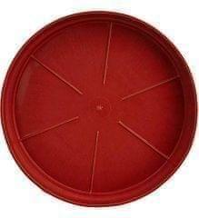 8 Inch Red Plastic Plate