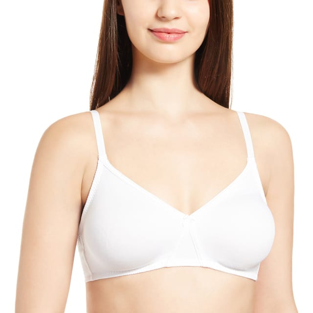 Enamor Women's Non-Wired Bra -36D (White)