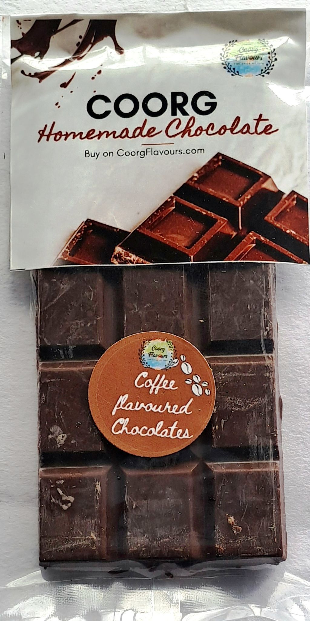 HOMEMADE COORG CHOCOLATE COFFEE SLAB