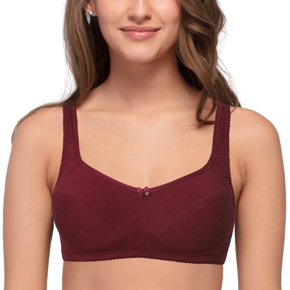 Enamor A053 Side Shaper Balconette Bra - Stretch Cotton Non-Padded Wirefree  High Coverage