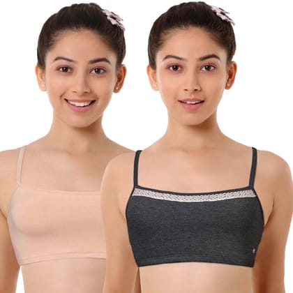 Enamor Women Cotton Non-Padded Wire Free Seamless Bra