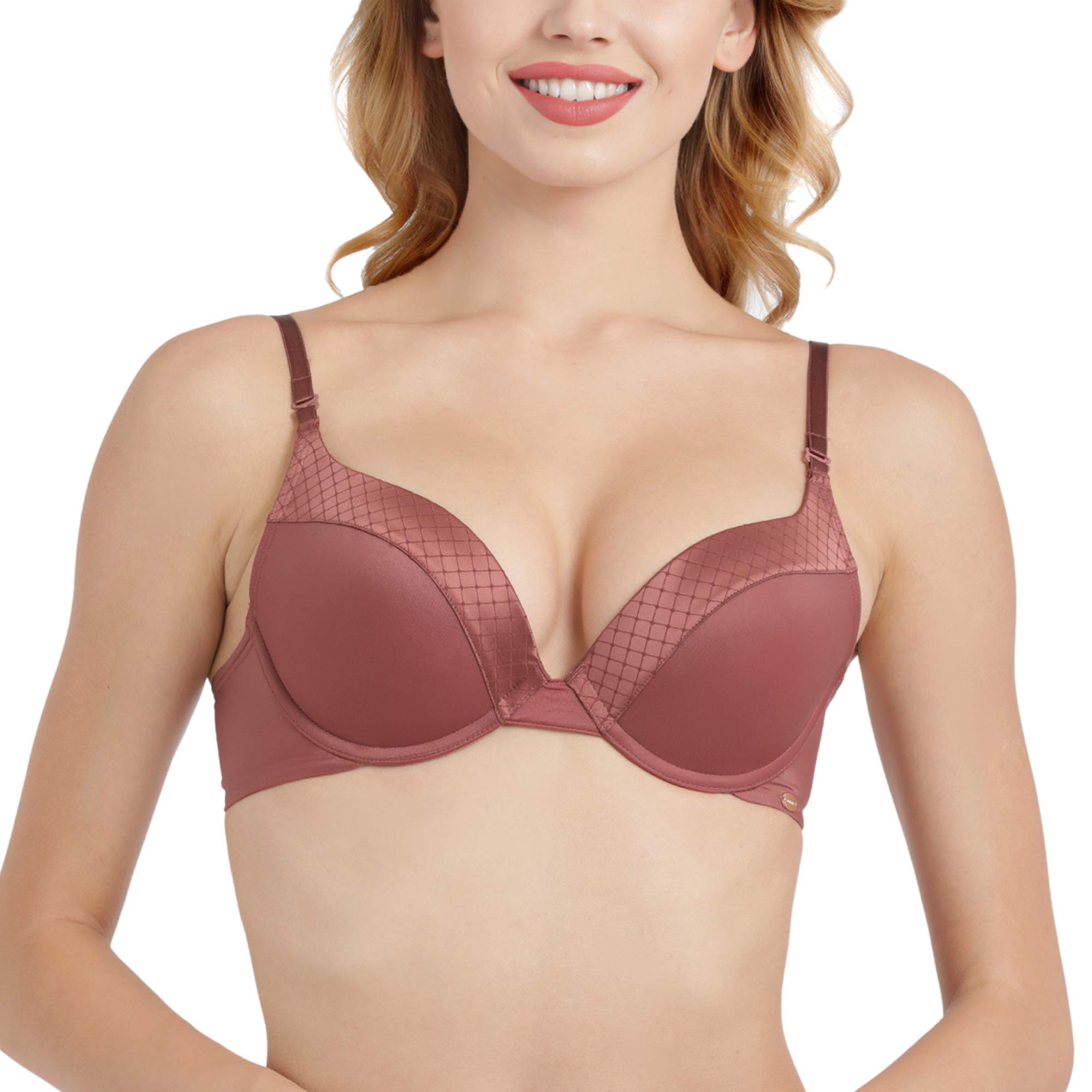 Buy ENAMOR Plunge Pushup Bra - Padded Wired