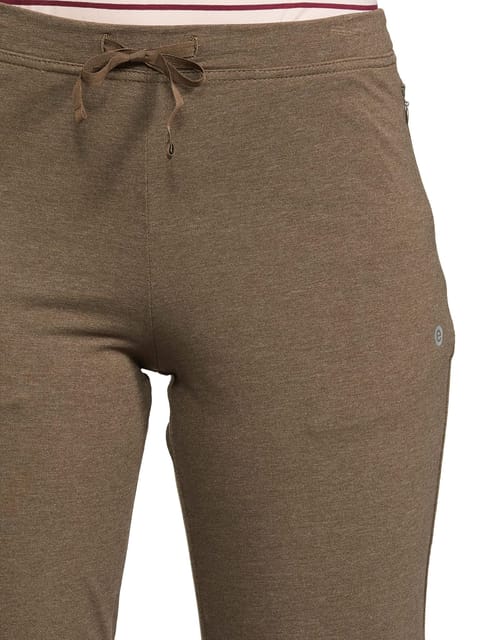 Enamor Essentials E014 Women's Cotton Lounge Pants - Mocha Melange