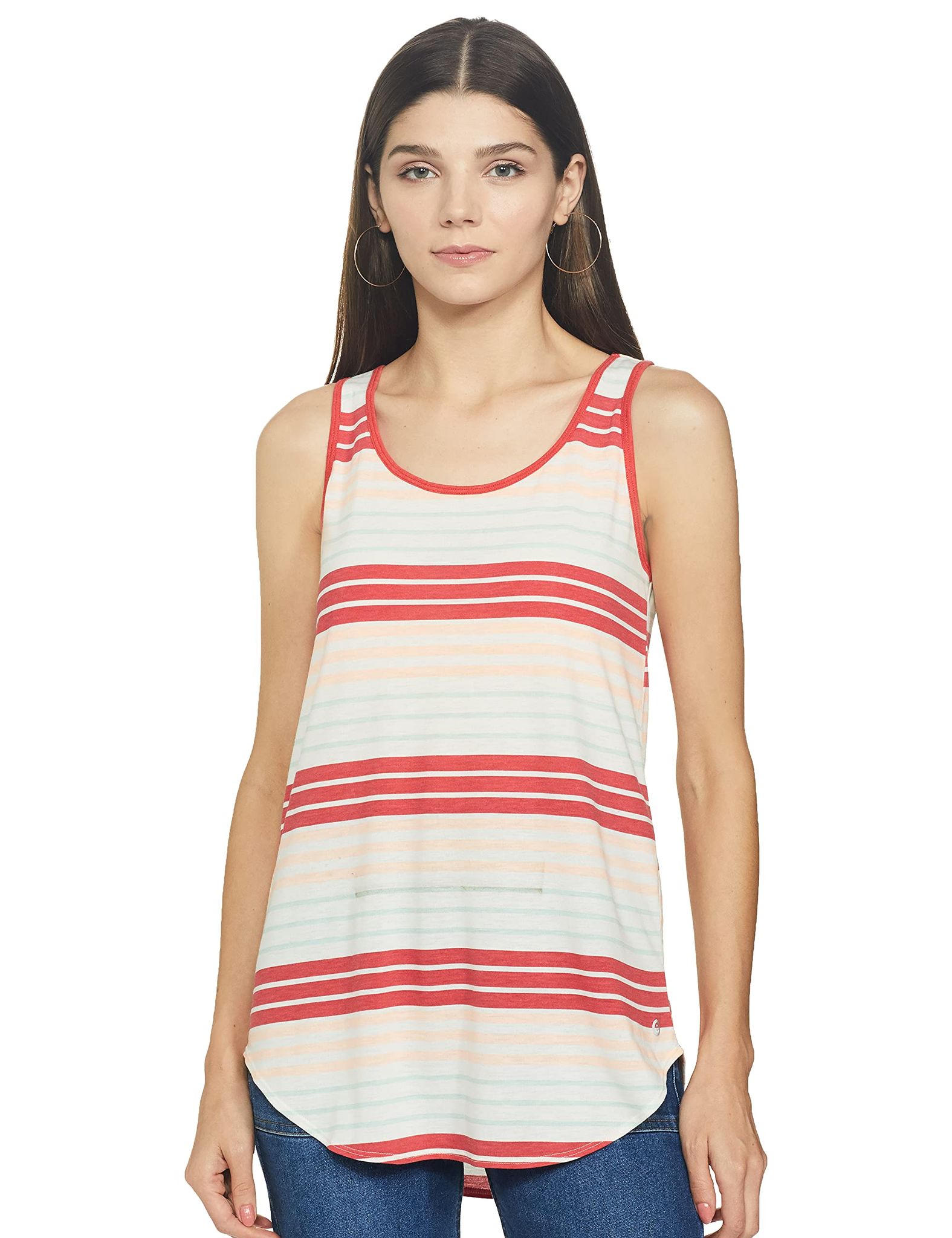 Enamor E041 Relaxed Fit Swing Tank Top