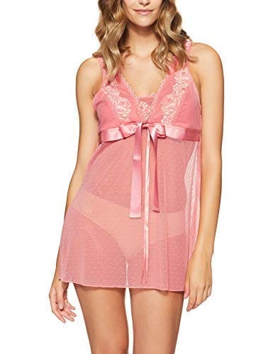 Enamor Women's Synthetic Chemises Nightdress