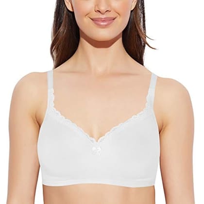 Enamor A017 Smoothening Wirefree Balconette T-Shirt Bra - Padded & High Coverage White