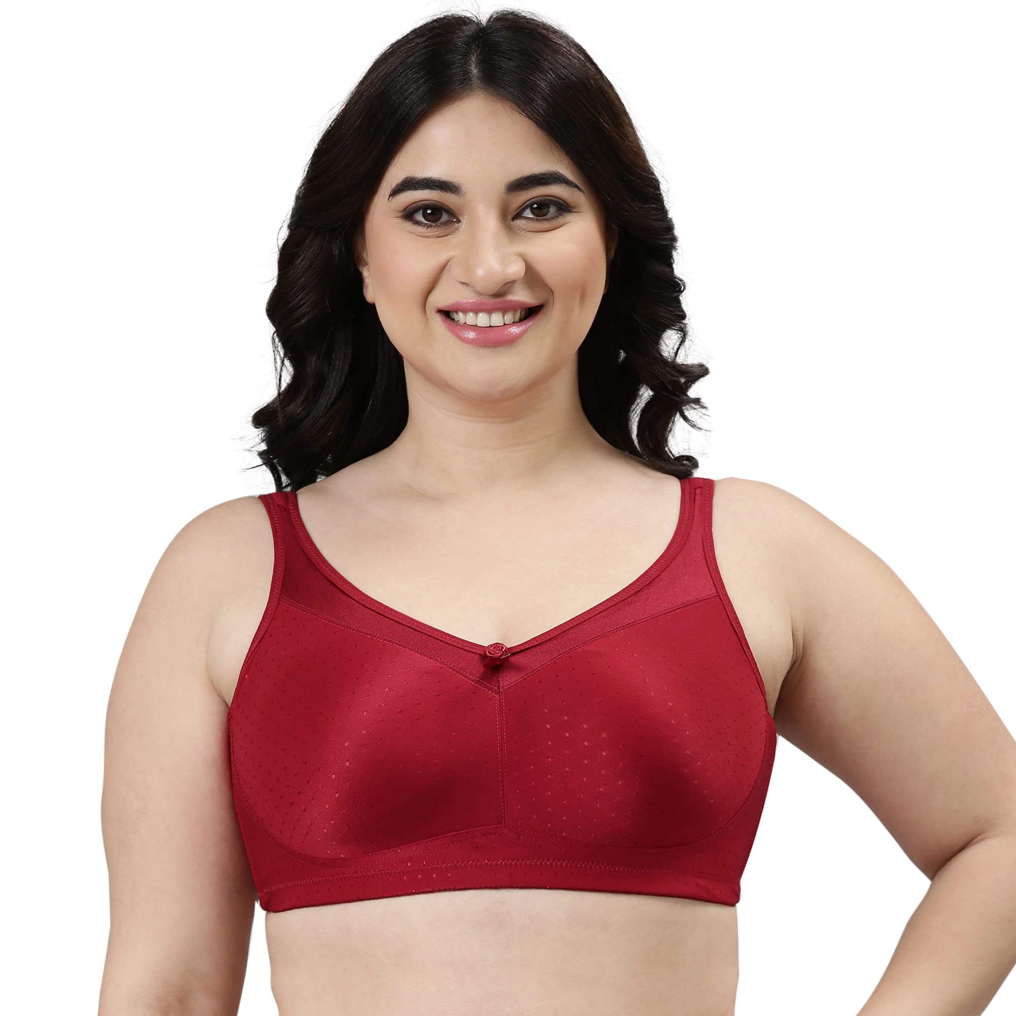 Enamor FB12 Full Support Smooth Super Lift Bra - Non-Padded, Wirefree & Full Coverage