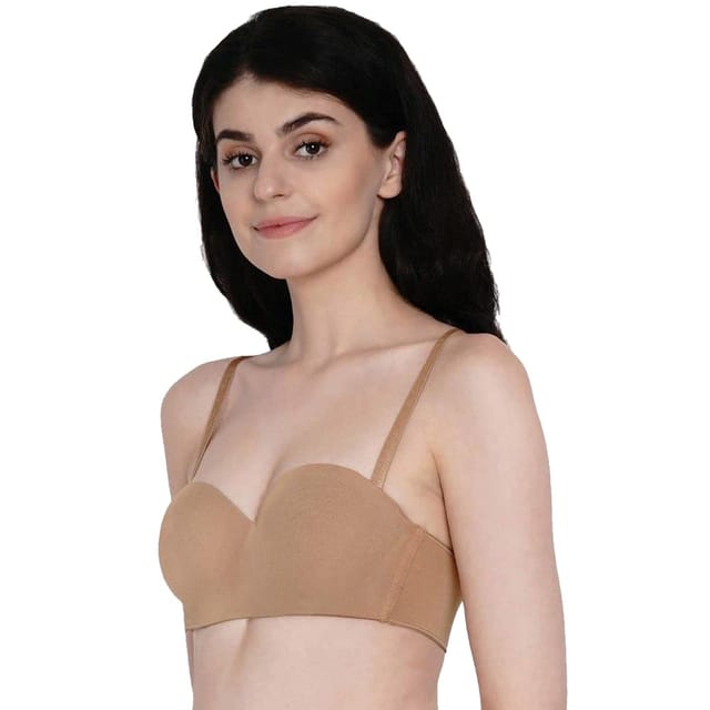 Enamor F074 Full Figure Strapless & Multi-way Bra – Padded, Wired & Medium  Coverage : : Fashion