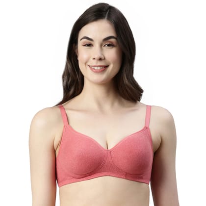 Enamor A042 Side Support�Shaper�Stretch�Cotton Everyday Bra - Non-Padded,�Wire-Free�& High Coverage