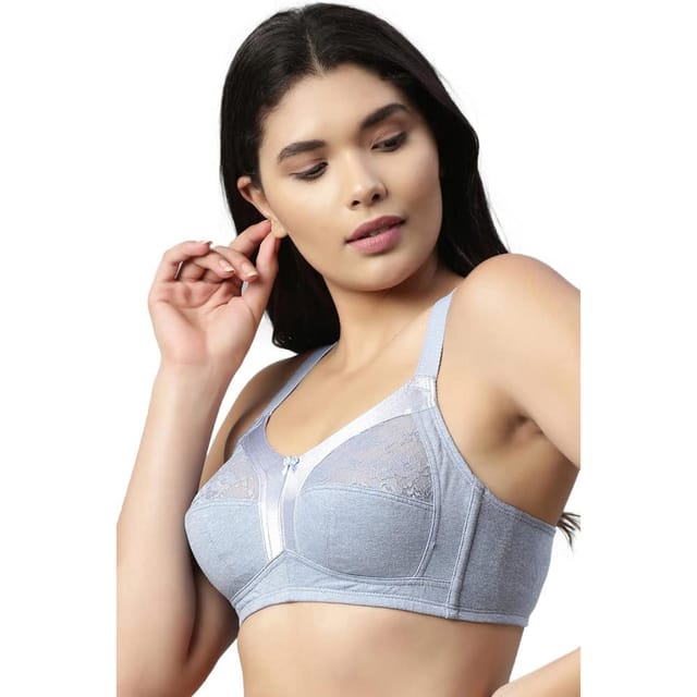 Enamor Super Contouring M-frame Full Support Fab-Cool Cotton Bra for Women- Full  Coverage, Non Padded and Wirefree