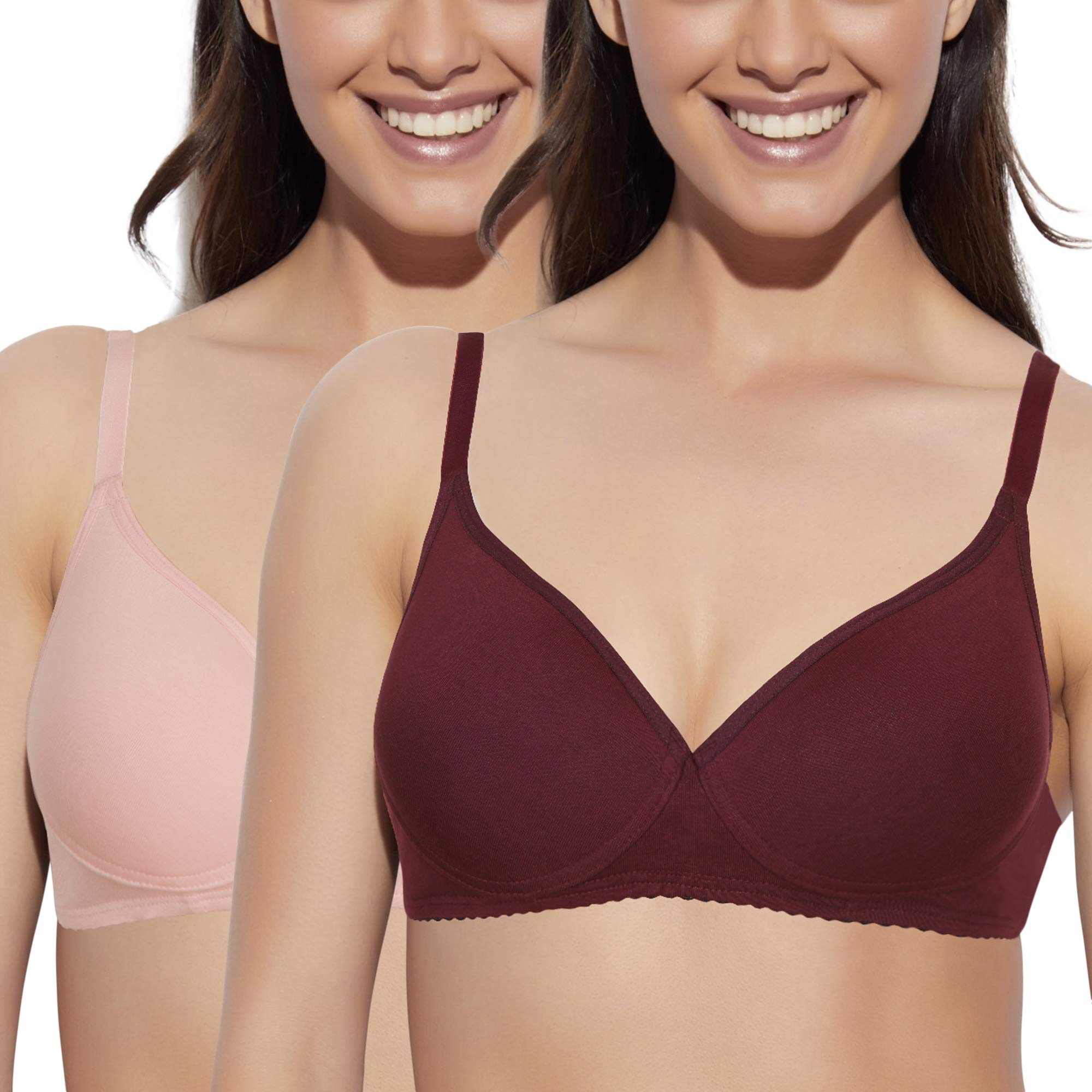 Enamor Perfect Coverage Supima Cotton T-Shirt Bra Size 36B