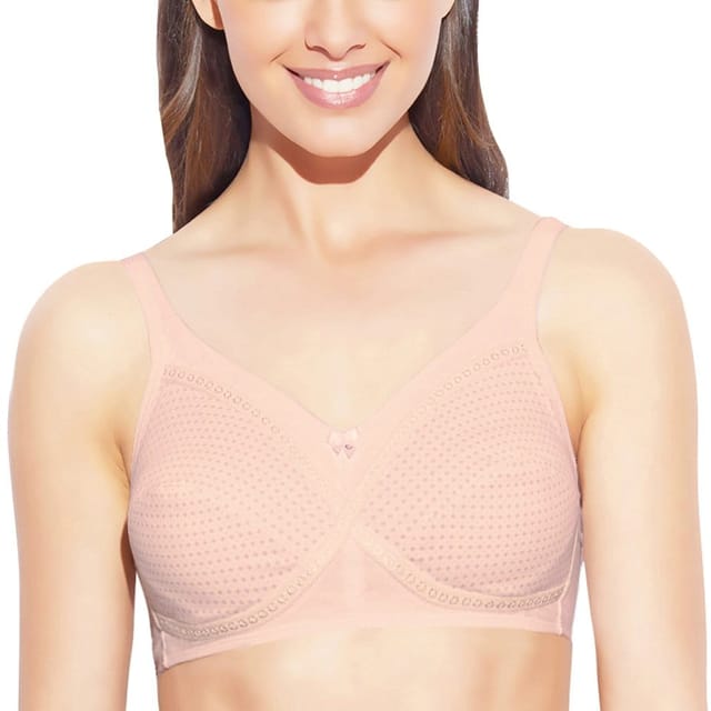 Buy Enamor Rainbow Circles Non-Padded Wirefree Multiway Bra- White