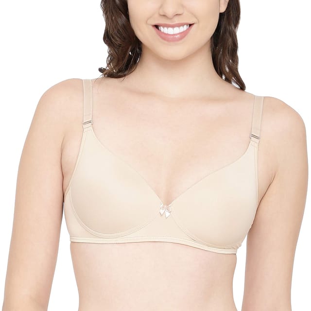 Enamor F023 Perfect Plunge T-shirt Bra� Padded, Wirefree & Medium Coverage