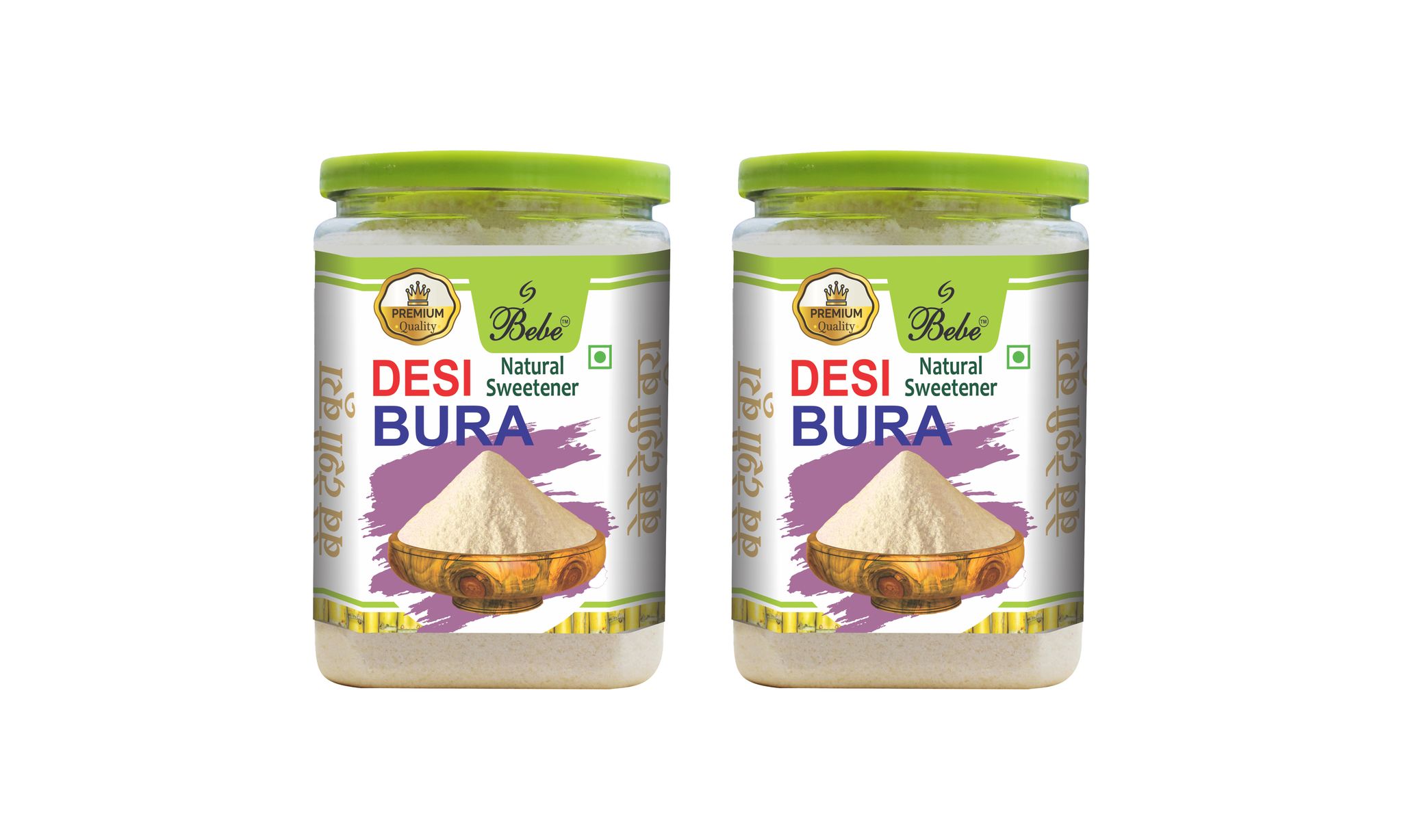 BEBE Premium Desi Bura/Natural Bura 800g (400g X 2 Pcs)