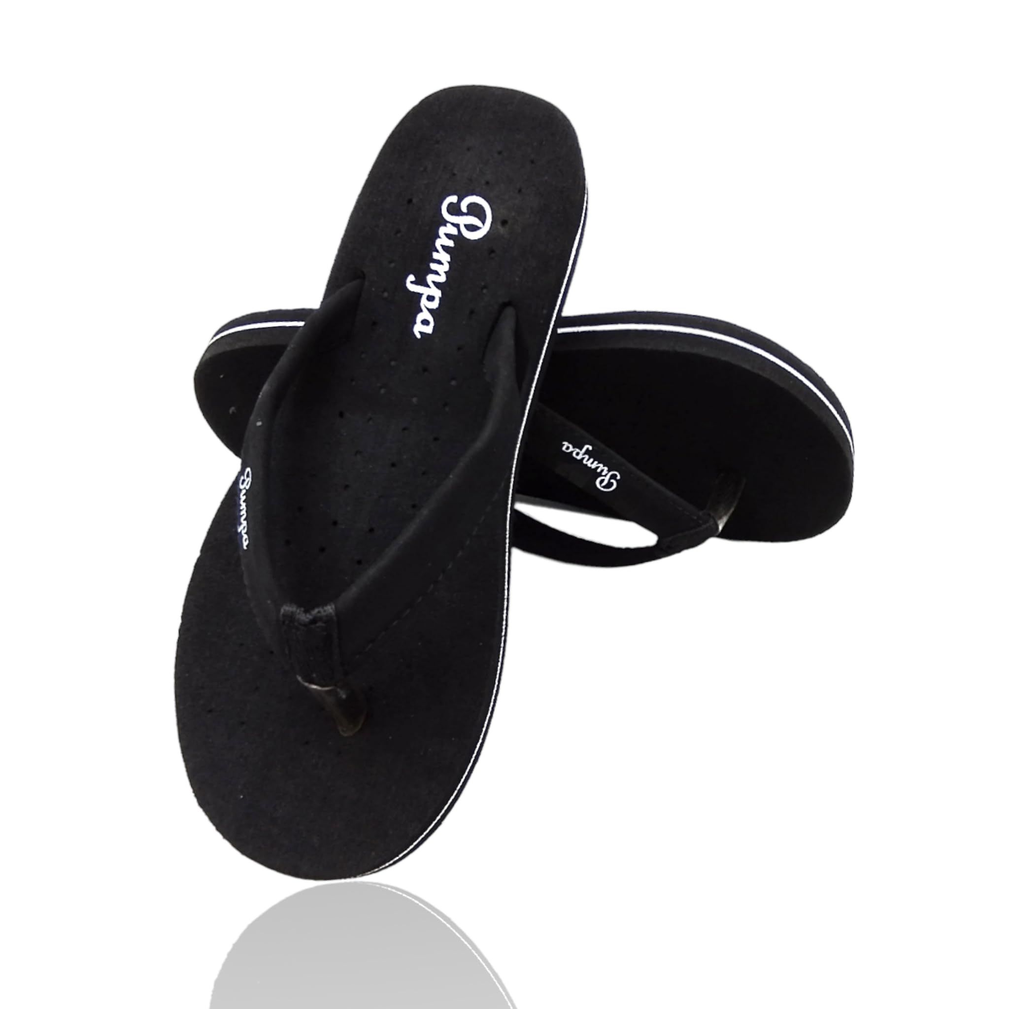 Stylish Soft Golden, Black, and White Doctor Chappal Combo - Comfort and  Elegance for Every Step pumpa ua06ua08