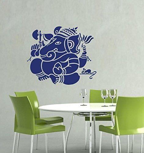 Sticker Studio Big Ganesha Wall Sticker (PVC Vinyl,58 cm X 50 cm)