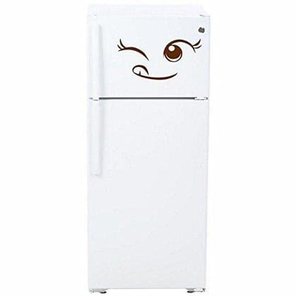 Sticker Studio Smiley Fridge Sticker (PVC,Vinyl,Size - 58 cm X 27 cm)