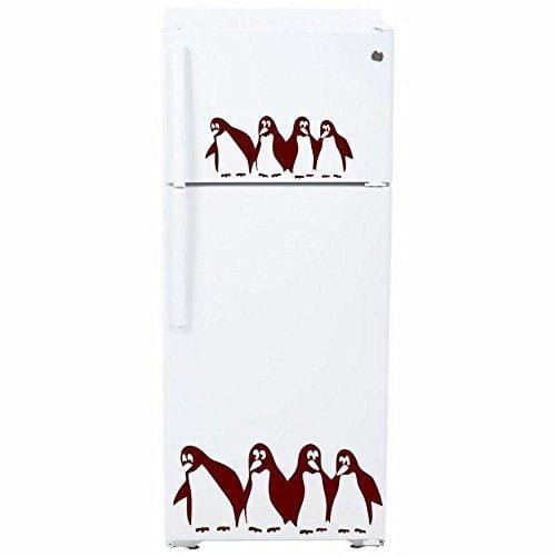 Sticker Studio Penguin Fridge Sticker (PVC,Vinyl,Size - 58 cm X 40 cm)