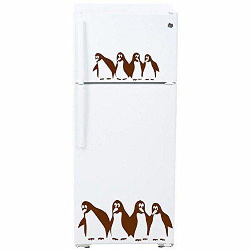 Sticker Studio Penguin Fridge Sticker (PVC,Vinyl,Size - 58 cm X 40 cm)