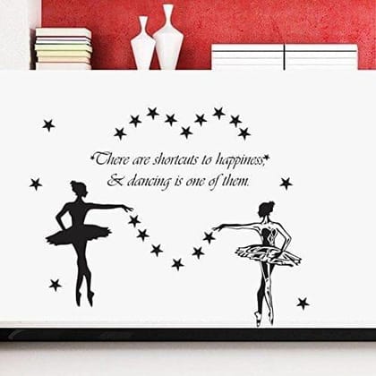 Sticker Studio Dancing Girls Wall Sticker & Decal (PVC Vinyl,58 x 45 cm)