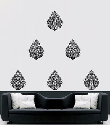 Wall Sticker (Thoughts spotmotif,Surface Covering Area - 180 x 132 cm) 6 Qty.